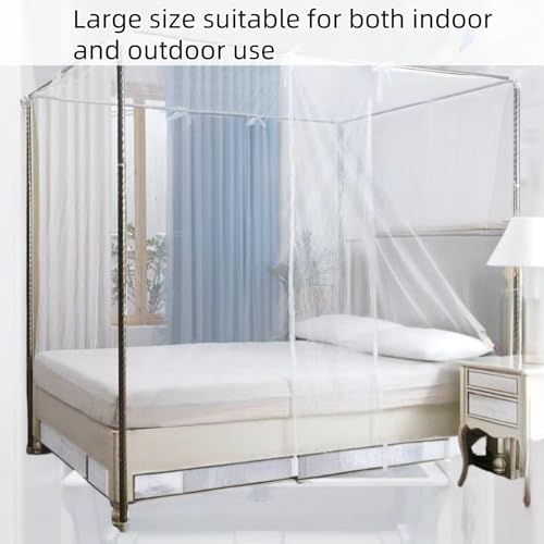 King Size Portable Mosquito Net Canopy for Bed & Patio - 79 x 79 Inch
