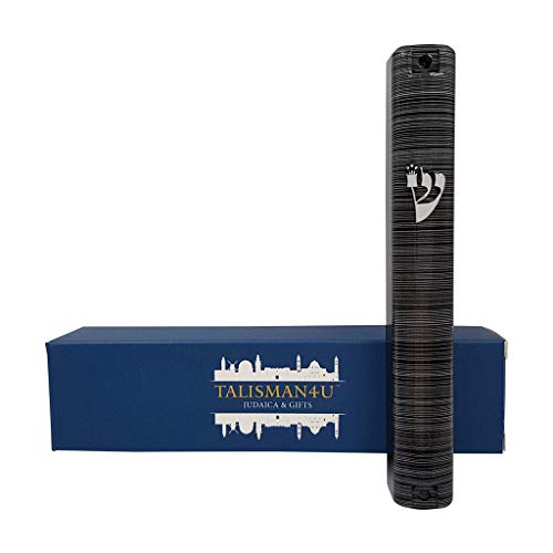 5-Inch Waterproof Mezuzah Case with Scroll - Indoor Outdoor Jewish Judaica