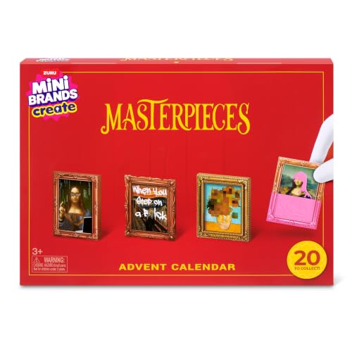 Mini Masterpieces Advent Calendar - 20 Days of Miniature Art & Accessories