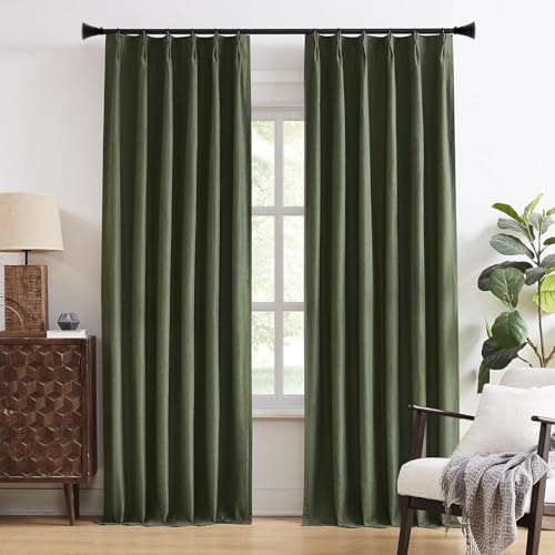 4-Pack Decorative Curtain Rod Finials for 22mm Rods - Black Iron End Caps