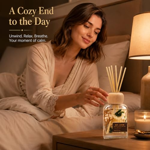 Hotel Collection Reed Diffuser Set - White Tea & Bergamot (3.38 Fl Oz)