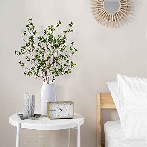 43-Inch Artificial Ficus Branches, 6-Piece Faux Greenery Stems for Vase