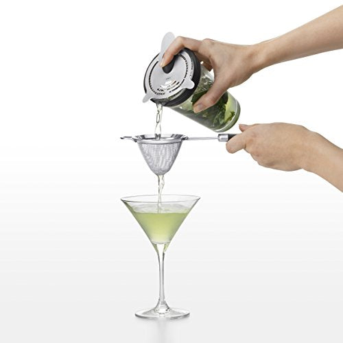 OXO Fine Mesh Cocktail Strainer - Stainless Steel Bar Tool, Conical Design