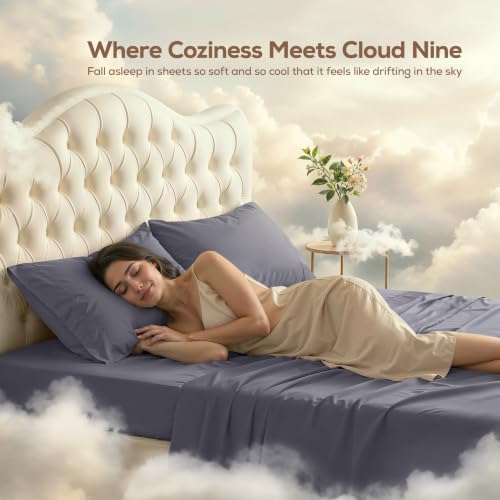 Utopia Bedding Queen Sheet Set - 4 Piece Hotel Luxury Microfiber Bed Sheets