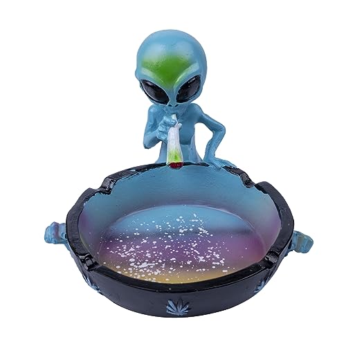 Alien Ashtray Resin Ornament, Unique Decorative Ashtray for Home Decor