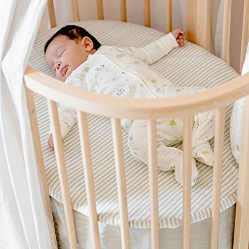 Organic Cotton Bed Skirt for Mini Cribs