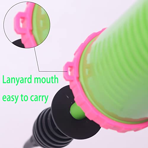 Dual Action Handheld Balloon Pump - Two-Way Air Inflator for Latex & Foil Balloons