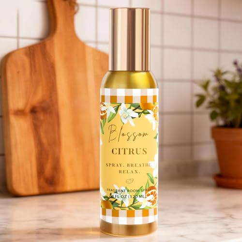 Blossom Citrus Room Spray 4 fl oz – Long-Lasting Air Freshener