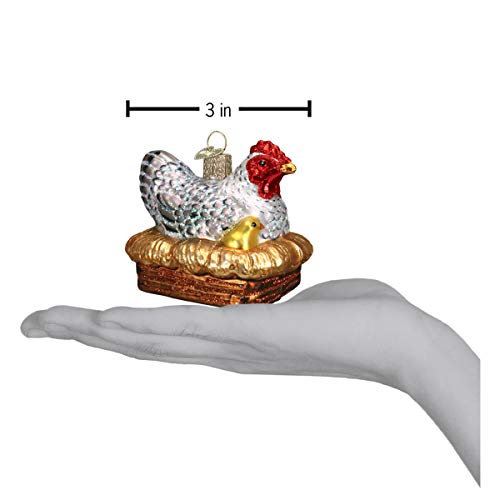 Old World Christmas Hen on Nest Tree Ornament – Hen on Nest