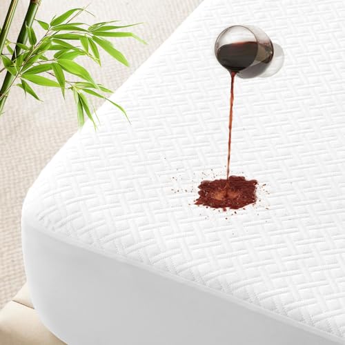 King Size Waterproof Mattress Protector - Bamboo Viscose Cover
