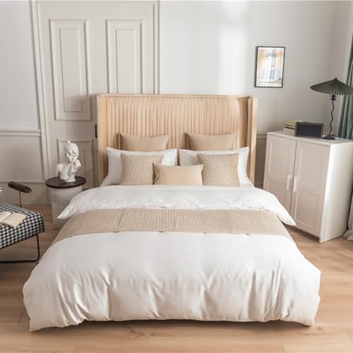 Soft Velvet Bed Runner with Tassels - Reversible Crinkle Bed Scarf