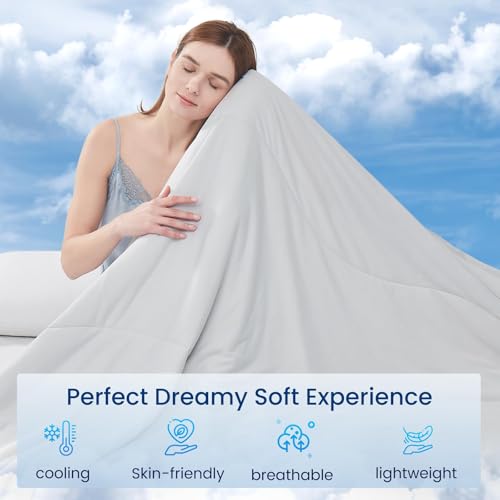 Topcee Cooling Comforter Queen Size -Cooling Blanket for Hot Sleepers