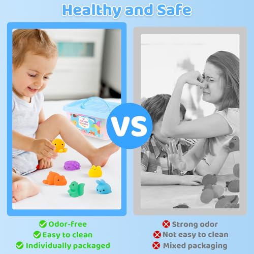 100 Pcs Mochi Squishy Toys Bulk - Sensory Fidget Toys for Party Favors