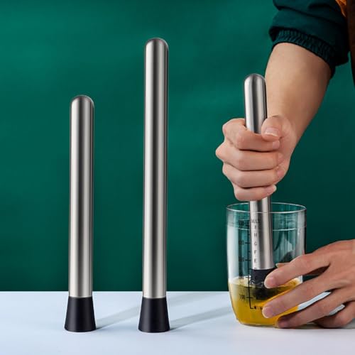 LKMM Stainless Steel Fruit and Ice Hammer - Multi-Function Juicer & Shaker Tool, 2 Pieces