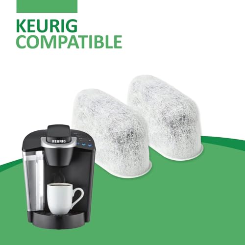 Replacement Charcoal Water Filter Cartridges for Coffee Makers - 12 Pack