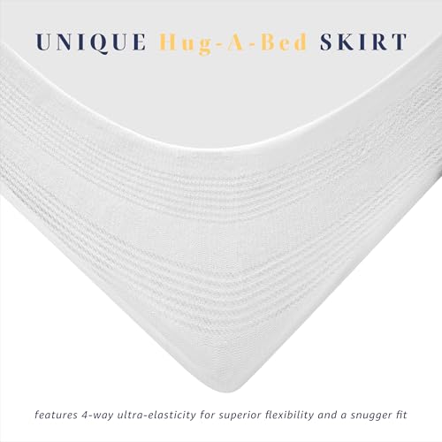King Size Mattress Topper - Breathable Cotton, Soft Quilted, Noiseless