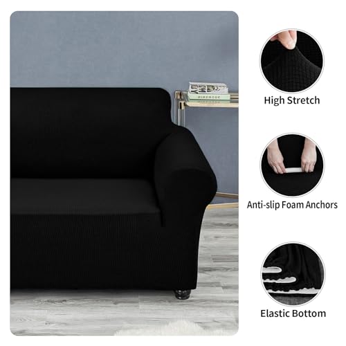 Stretch Sofa Slipcover - 1-Piece Water-Repellent Couch Cover for 3 Cushion Sofas