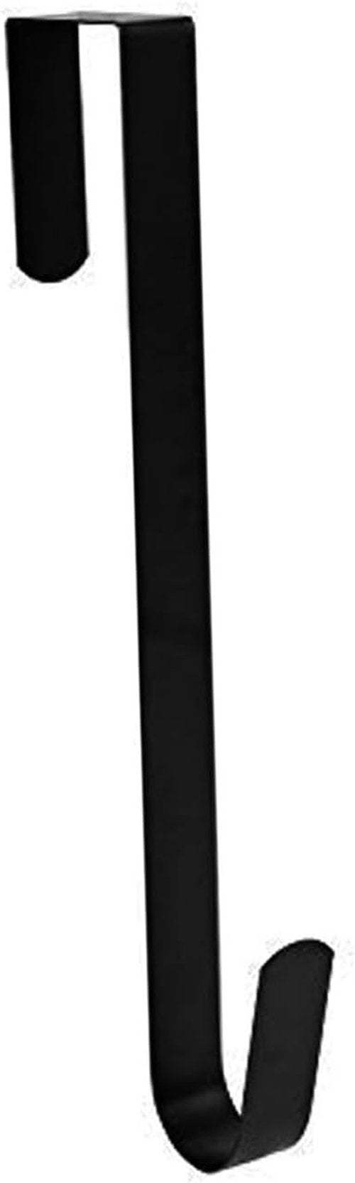 10 Inch Metal Wreath Hanger by [Brand Name] - Over The Door Hook for Christmas Decor | Black