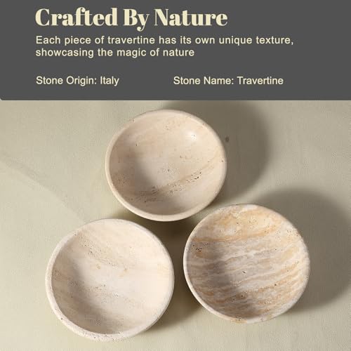 Natural Travertine Incense Holder, 9-Hole Ash Catcher for Sticks and Sage