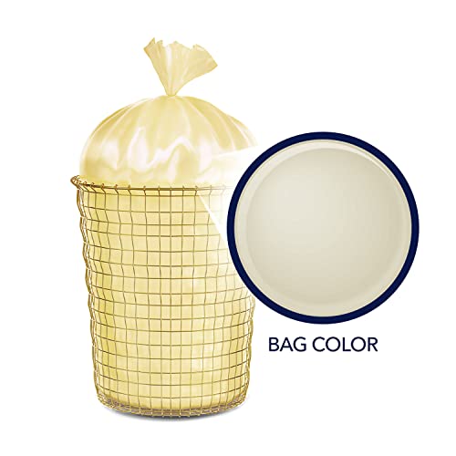 8 Gallon Medium Trash Bags - Vanilla Flower Scented Twist Tie (40 Count)