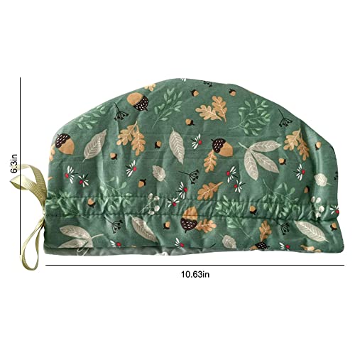 Insulated Cotton Tea Cozy for 27-41oz Teapots, Hazelnut Leaf Print