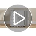 5-Drawer Metal Storage Cabinet with Shelves and Mobile Printer Stand