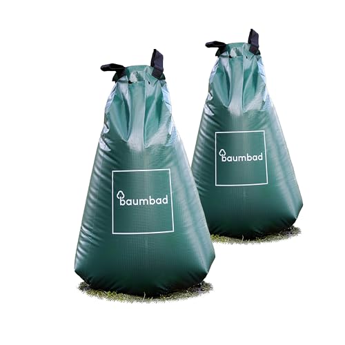 20 Gallon Slow Release Tree Watering Bag - UV Resistant Green PVC