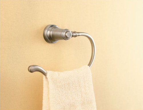 Pfister Ashfield Towel Ring, Brushed Nickel