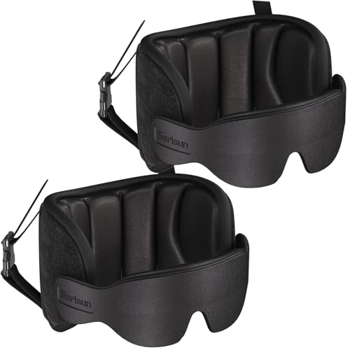 Travel Pillow Set for Airplanes - 360° Support & Eye Mask