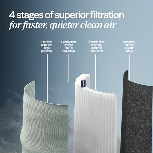 Compact HEPA Air Purifier for Home, Allergies, Pets and Dust