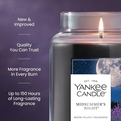 Midsummer's Night Large Scented Jar Candle - 22 oz, 150 Hour Burn