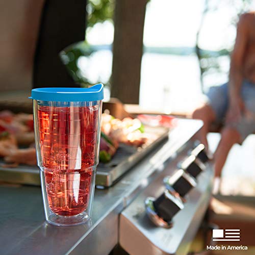 Tervis Turtle Pattern Made in USA Double Walled Insulated Tumbler Cup Keeps Drinks Cold & Hot, 24oz, Classic