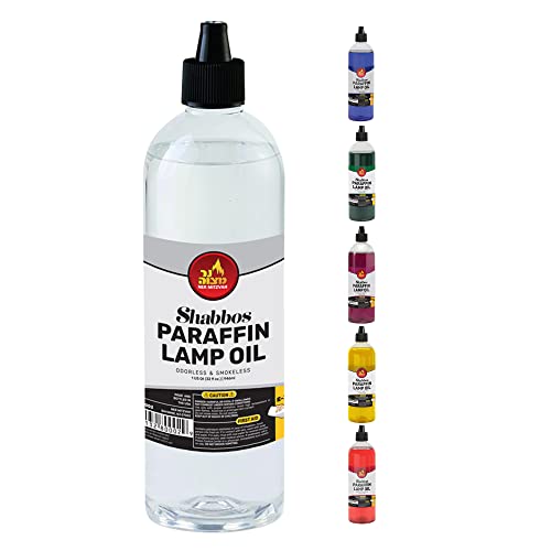 Clear Paraffin Lamp Oil - Smokeless Odorless Clean Burning Fuel, 32 oz