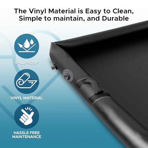 Inflatable Nuru Massage Sheet with Handles and USB-C Pump, 210x156cm