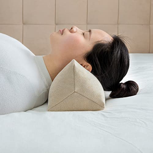 Adjustable Buckwheat Neck Support Pillow for Pain Relief - 6x15 inch