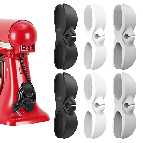Kitchen Appliance Cord Organizer - Adhesive Silicone Cord Wrapper & Cable Keeper