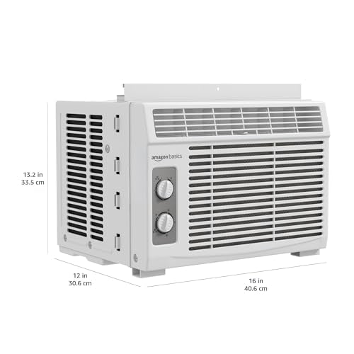 5000 BTU Window Air Conditioner with Quiet Operation for Small Rooms