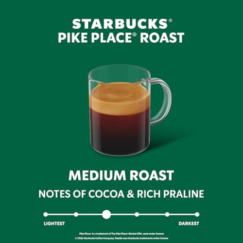Pike Place Medium Roast Coffee Capsules - 30 Count (7.8 oz Brew)