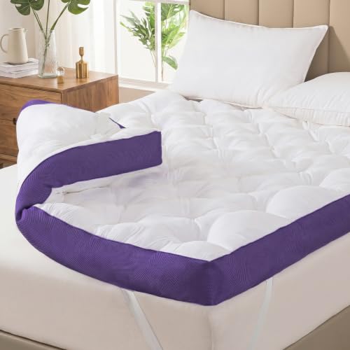 5-Inch Memory Foam Mattress Topper Queen Size - Firm & Breathable