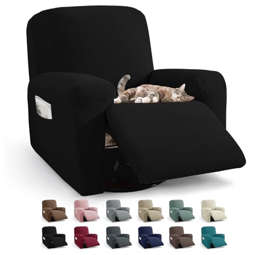 Recliner Chair Cover 3-Piece Set - Soft Jacquard Non-Slip Protector