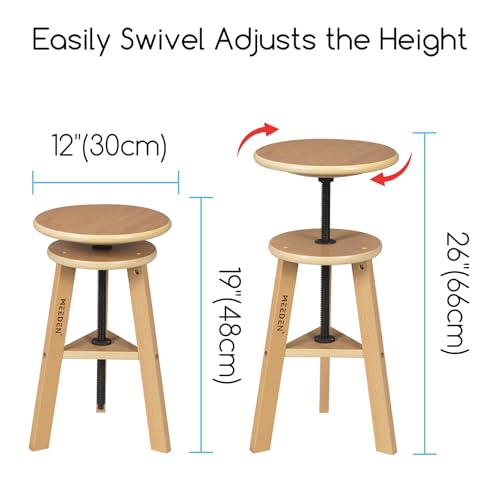 Adjustable Drafting Table and Stool Set, 35.5-inch Tiltable Drawing Desk