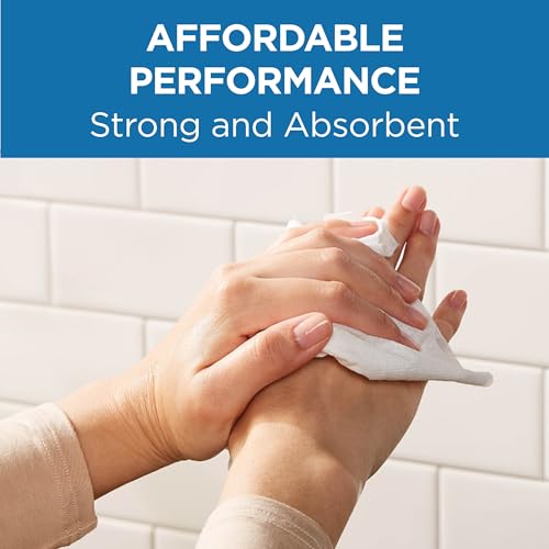 White 1-Ply Multifold Paper Towels - 16 Packs of 250 (4,000 Towels Total)