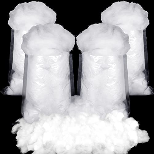 Artificial Christmas Snow Decor - Fluffy White Faux Snow Stuffing (240g)
