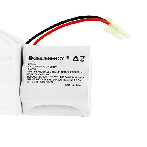 7.2V 1200mAh Ni-MH Replacement Battery for Cordless Floor Sweepers