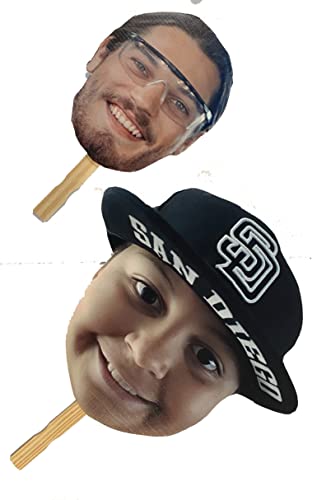 Custom Big Head Cutout on a Stick - Personalized Party Face Sign
