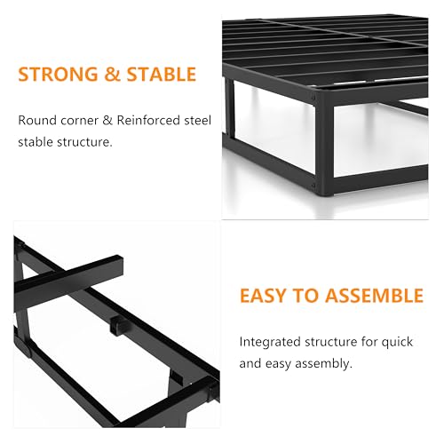 9-Inch Queen Size Metal Box Spring, Heavy Duty Mattress Foundation