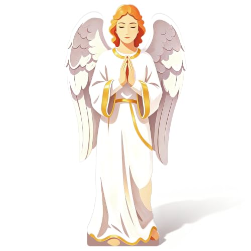Christmas Angel Stand Up Nativity Scene Decoration - 5.3 Ft - Angel Variation