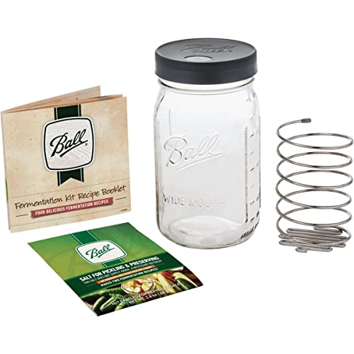 Ball 14400108204 Fermentation Kit, 32 Oz, Clear, 4-Piece Set