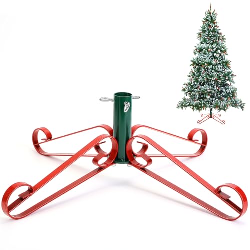 Adjustable Metal Christmas Tree Stand for 4 to 8 ft Artificial Trees