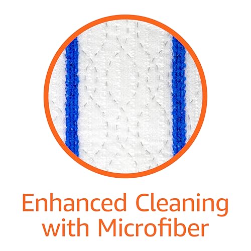 Amazon Basics Wet Mopping Cloth Refills, Multi-Surface Floor Cleaner, 24 Count